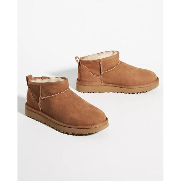 UGG Shoes - UGG Classic Ultra Mini Chestnut Boots Size 7